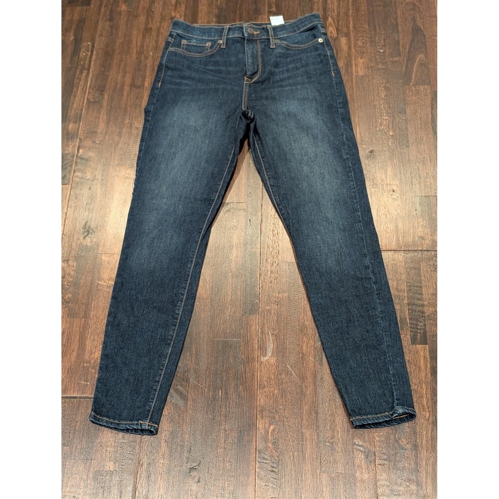 Banana Republic Jeans Womens 28/6‎ Dark Wash High-Rise Skinny Stretch Washwell